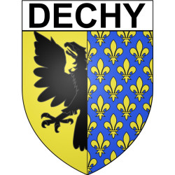 Dechy Sticker wappen, gelsenkirchen, augsburg, klebender aufkleber