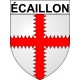 écaillon Sticker wappen, gelsenkirchen, augsburg, klebender aufkleber