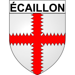Pegatinas escudo de armas de écaillon adhesivo de la etiqueta engomada