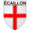 écaillon Sticker wappen, gelsenkirchen, augsburg, klebender aufkleber