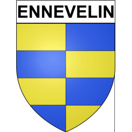 Ennevelin 59 ville Stickers blason autocollant adhésif