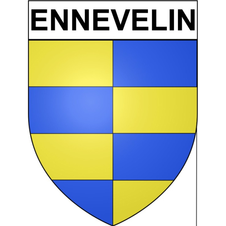 Ennevelin 59 ville Stickers blason autocollant adhésif
