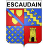 Escaudain 59 ville Stickers blason autocollant adhésif