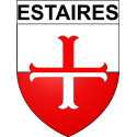 Stickers coat of arms Estaires adhesive sticker
