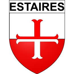 Stickers coat of arms Estaires adhesive sticker