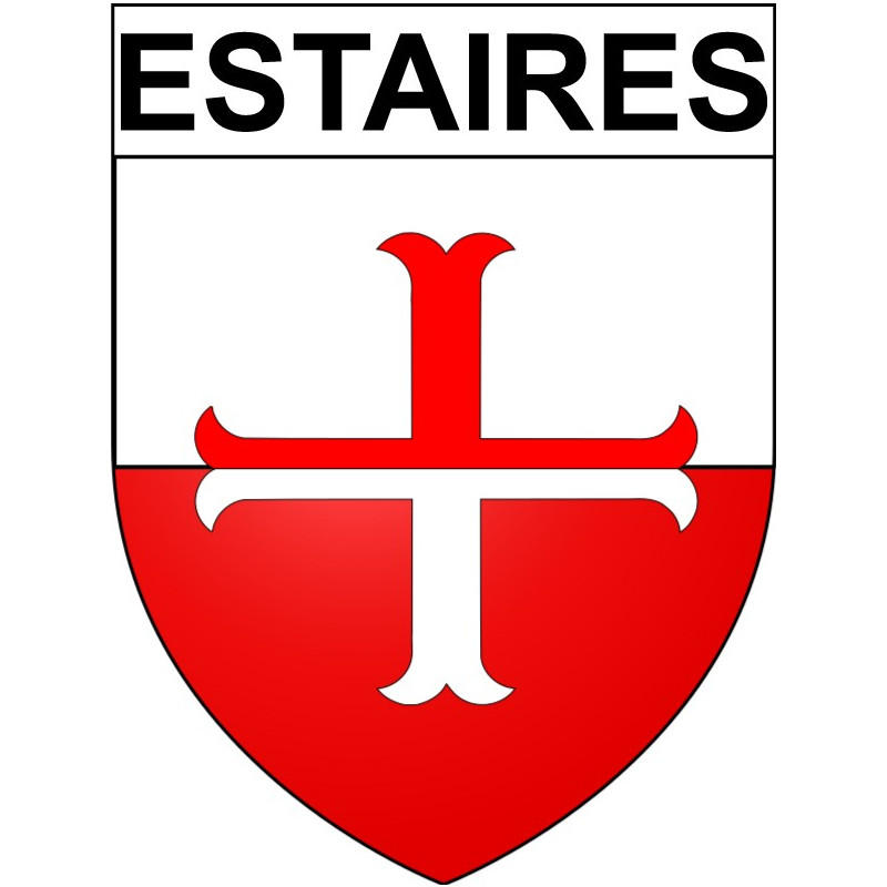Estaires Sticker wappen, gelsenkirchen, augsburg, klebender aufkleber