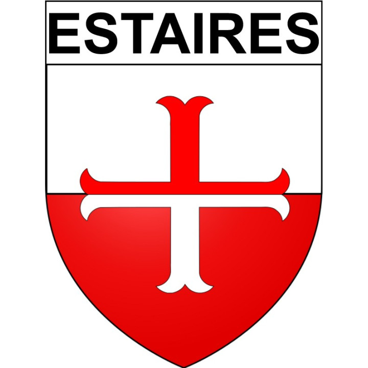 Estaires 59 ville Stickers blason autocollant adhésif