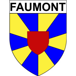 Faumont Sticker wappen, gelsenkirchen, augsburg, klebender aufkleber