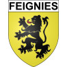 Stickers coat of arms Feignies adhesive sticker