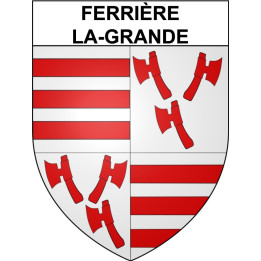 Ferrière-la-Grande 59 ville Stickers blason autocollant adhésif