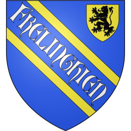 Frelinghien Sticker wappen, gelsenkirchen, augsburg, klebender aufkleber