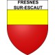 Pegatinas escudo de armas de Fresnes-sur-Escaut adhesivo de la etiqueta engomada