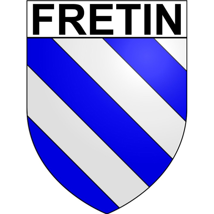 Stickers coat of arms Fretin adhesive sticker