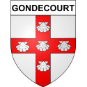 Gondecourt 59 ville Stickers blason autocollant adhésif