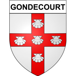 Stickers coat of arms Gondecourt adhesive sticker