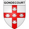 Gondecourt 59 ville Stickers blason autocollant adhésif