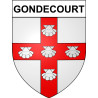 Gondecourt Sticker wappen, gelsenkirchen, augsburg, klebender aufkleber