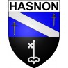 Adesivi stemma Hasnon adesivo