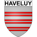 Haveluy Sticker wappen, gelsenkirchen, augsburg, klebender aufkleber