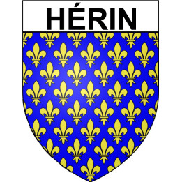 Hérin Sticker wappen, gelsenkirchen, augsburg, klebender aufkleber