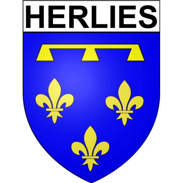 Herlies 59 ville Stickers blason autocollant adhésif