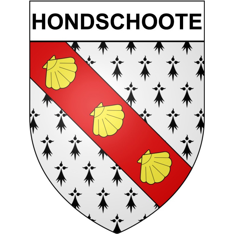 Adesivi stemma Hondschoote adesivo