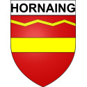 Hornaing Sticker wappen, gelsenkirchen, augsburg, klebender aufkleber