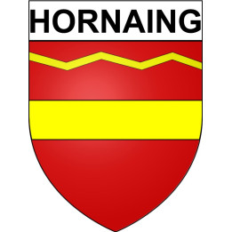 Stickers coat of arms Hornaing adhesive sticker