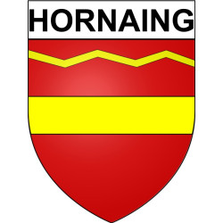 Hornaing Sticker wappen, gelsenkirchen, augsburg, klebender aufkleber