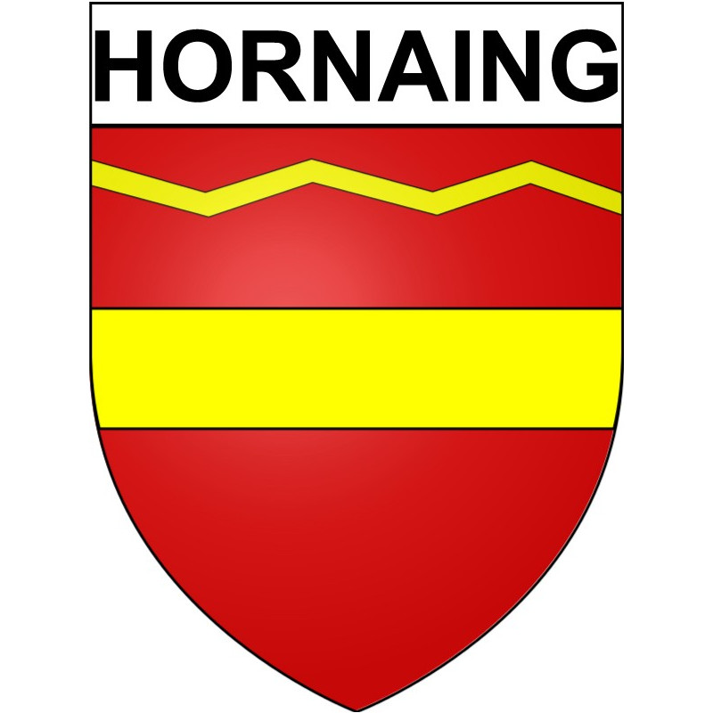 Hornaing Sticker wappen, gelsenkirchen, augsburg, klebender aufkleber