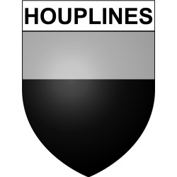 Houplines Sticker wappen, gelsenkirchen, augsburg, klebender aufkleber