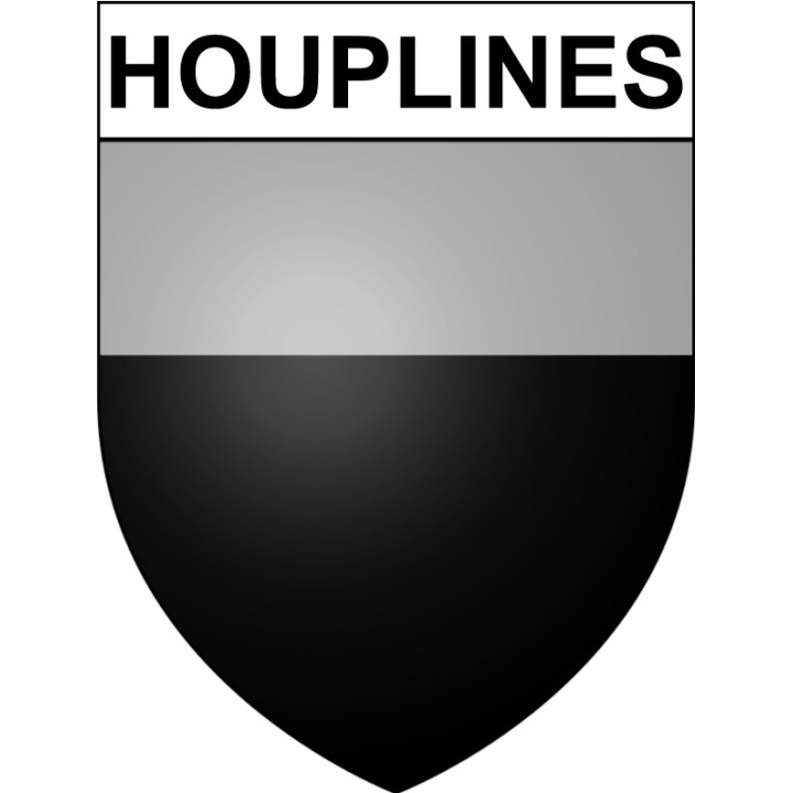 Houplines 59 ville Stickers blason autocollant adhésif