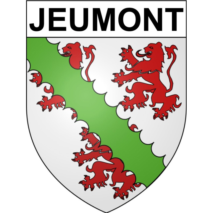 Stickers coat of arms Jeumont adhesive sticker