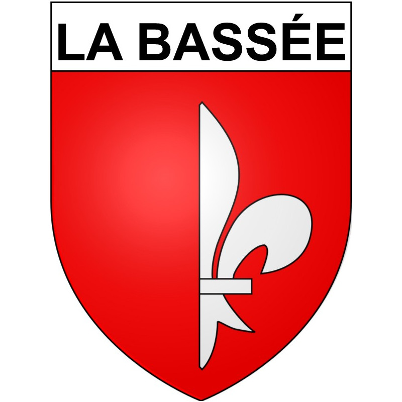 Stickers coat of arms La-Bassée adhesive sticker