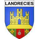 Landrecies 59 ville Stickers blason autocollant adhésif