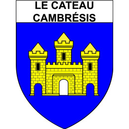 Le Cateau-Cambrésis Sticker wappen, gelsenkirchen, augsburg, klebender aufkleber