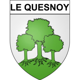 Stickers coat of arms Le Quesnoy adhesive sticker