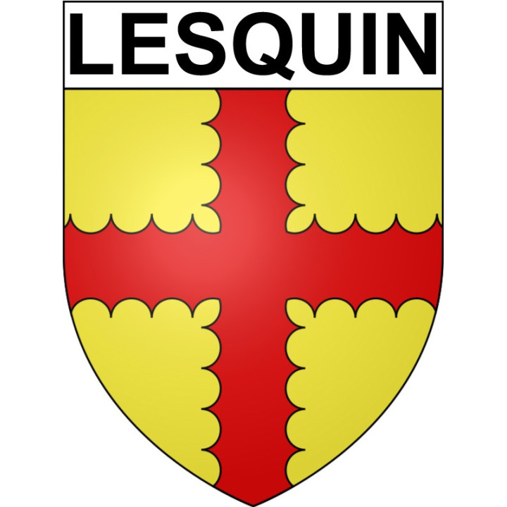 Stickers coat of arms Lesquin adhesive sticker