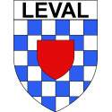 Leval Sticker wappen, gelsenkirchen, augsburg, klebender aufkleber