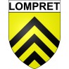 Adesivi stemma Lompret adesivo