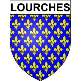 Stickers coat of arms Lourches adhesive sticker