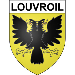 Louvroil 59 ville Stickers blason autocollant adhésif