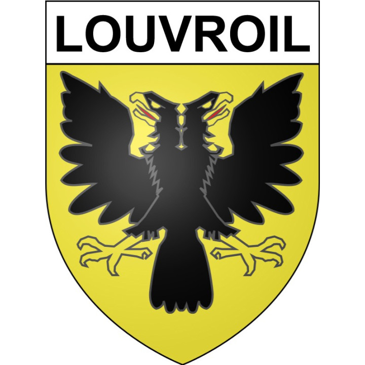 Stickers coat of arms Louvroil adhesive sticker