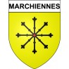 Adesivi stemma Marchiennes adesivo