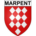 Marpent Sticker wappen, gelsenkirchen, augsburg, klebender aufkleber