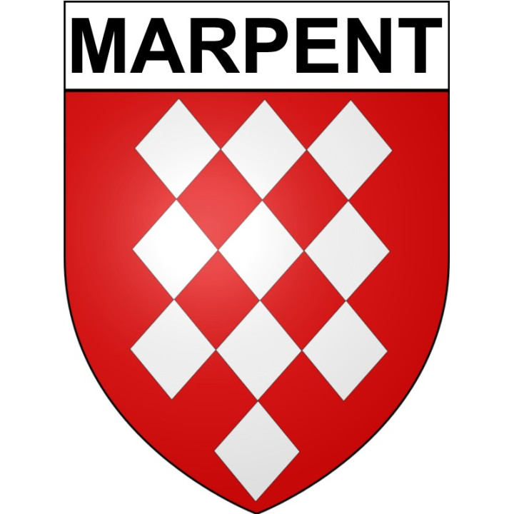 Marpent 59 ville Stickers blason autocollant adhésif