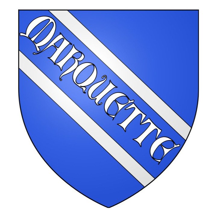 Pegatinas escudo de armas de Marquette-lez-Lille adhesivo de la etiqueta engomada