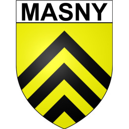 Stickers coat of arms Masny adhesive sticker