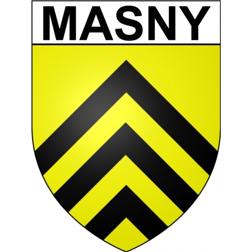 Masny 59 ville Stickers blason autocollant adhésif