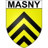 Masny 59 ville Stickers blason autocollant adhésif